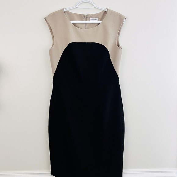 Calvin Klein Dresses & Skirts - CALVIN KLEIN Size 6 Elegant Pencil Dress ~ Sleeveless Layered & Lined